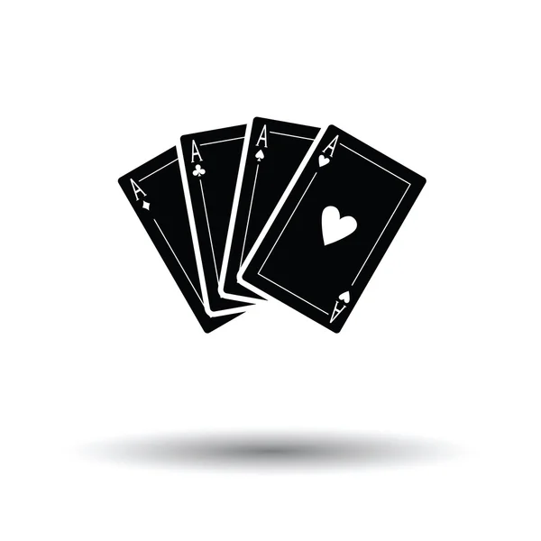 Set of four card icons. Stock Illustration