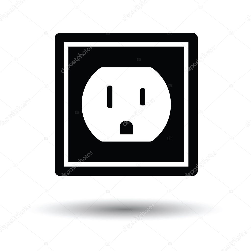 Electric outlet icon