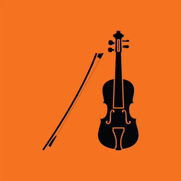 Obrázek ikony housle. — Stockový vektor