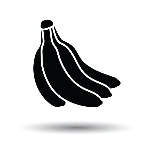 Banan ikonen med skugga design — Stock vektor