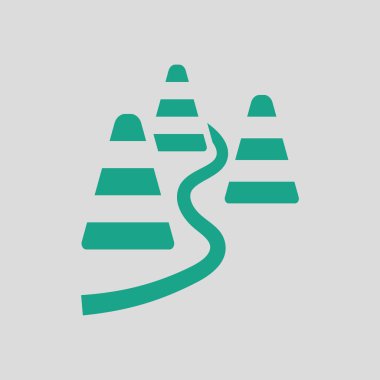 Futbol eğitim koni simgesi