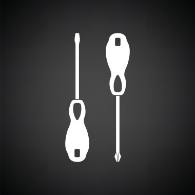 Beyaz tornavida simgesi