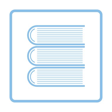 Kitap yığını simgesi