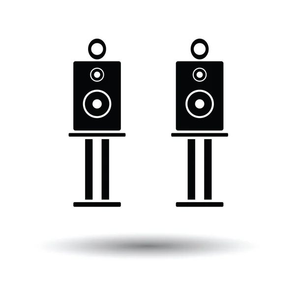 Audio systém reproduktorů ikona — Stockový vektor