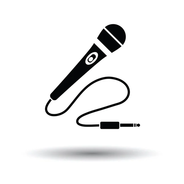 Icono de micrófono de karaoke — Vector de stock