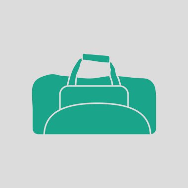 Fitness bag icon clipart