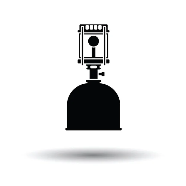 Gázégők lámpa ikonra — Stock Vector