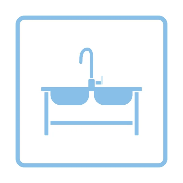 Double sink icon — Stock Vector