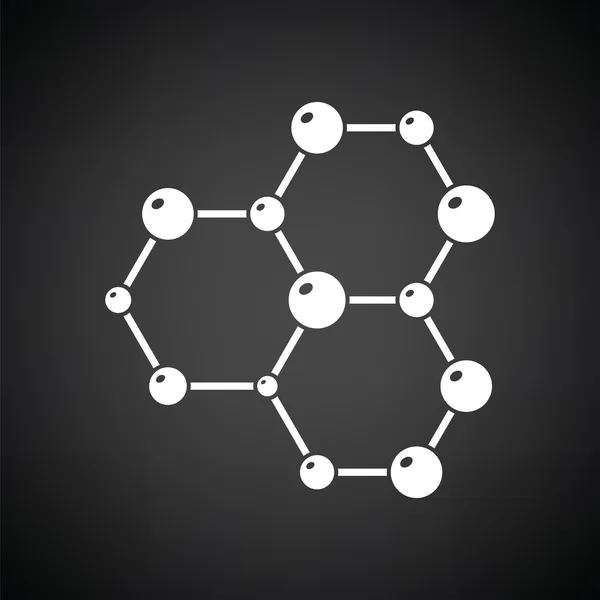 Icon of chemistry hexa — Stockový vektor