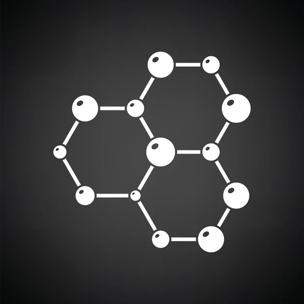 Ícone de hexa química —  Vetores de Stock