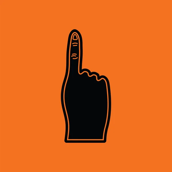 Fans schäumen Finger-Symbol — Stockvektor