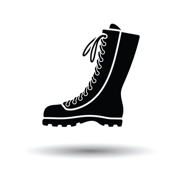 Wandelen boot pictogram — Stockvector