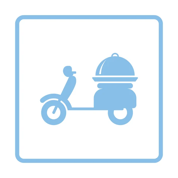 Entregando ícone da motocicleta — Vetor de Stock