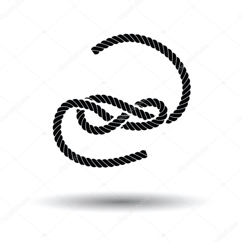 Knoted rope icon
