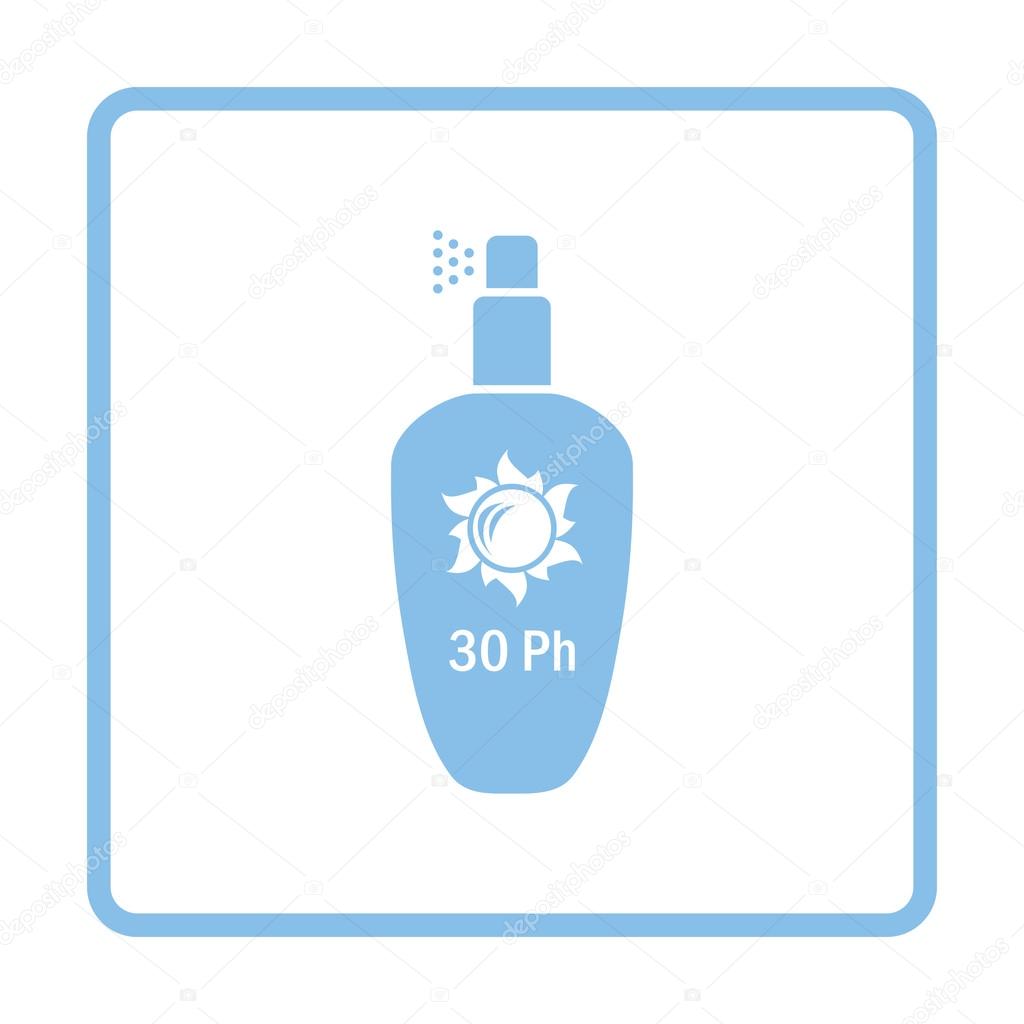 Vector illustration design of Sun protection spray icon