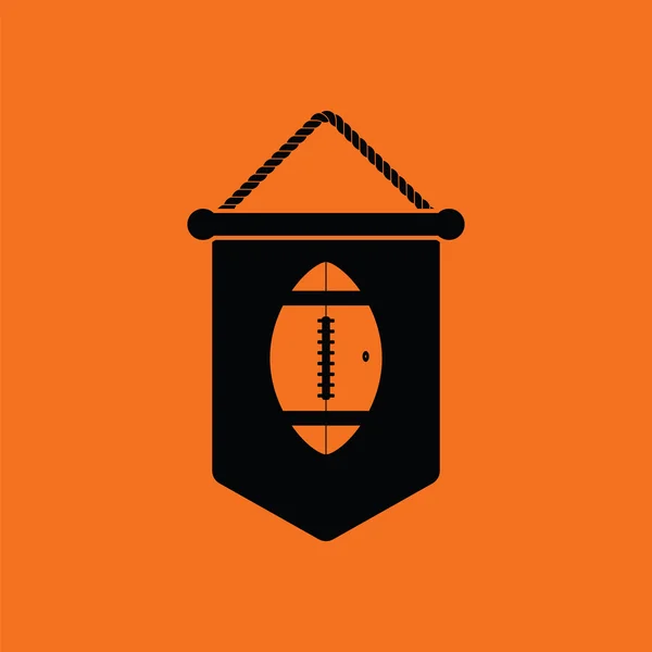 American football pennant — Διανυσματικό Αρχείο