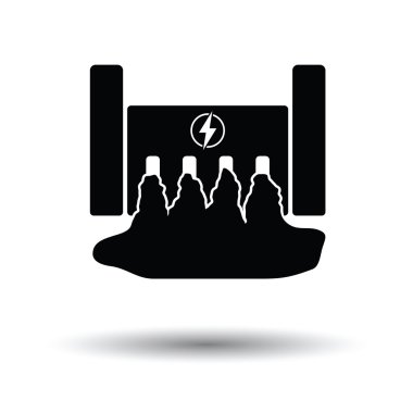 Hidro elektrik santrali simgesi