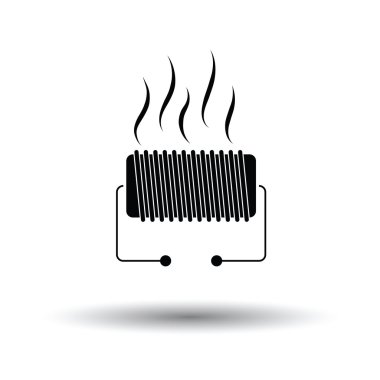 Elektrikli ısıtıcı simgesi