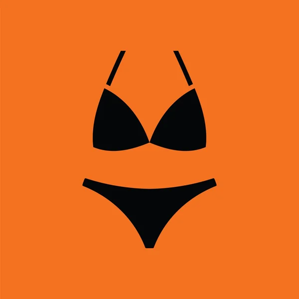 Bikini icona illustrazione . — Vettoriale Stock
