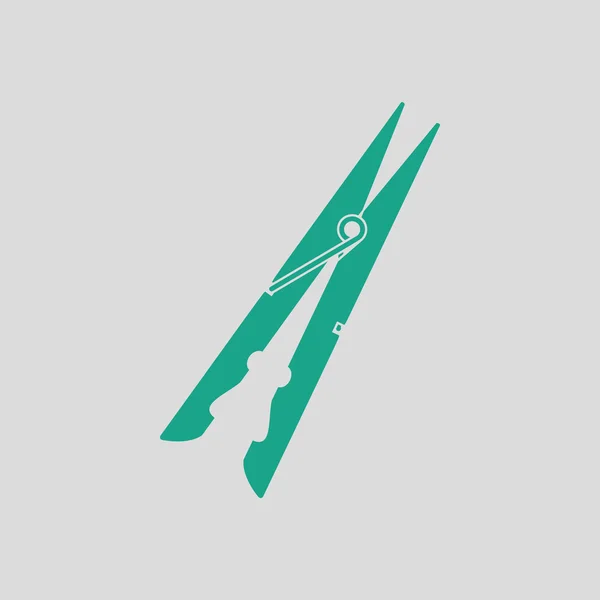 Icono de clavija de tela — Vector de stock