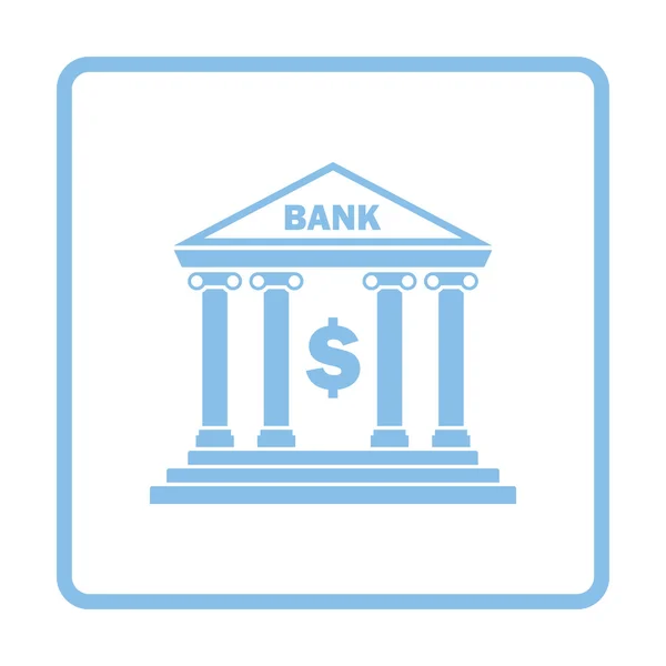 Bank pictogram illustratie. — Stockvector