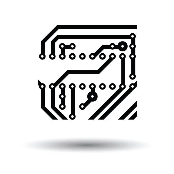 Circuit board icon. — Stock Vector