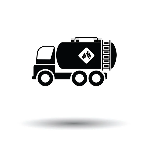 Fuel tank truck icon — Stock Vector