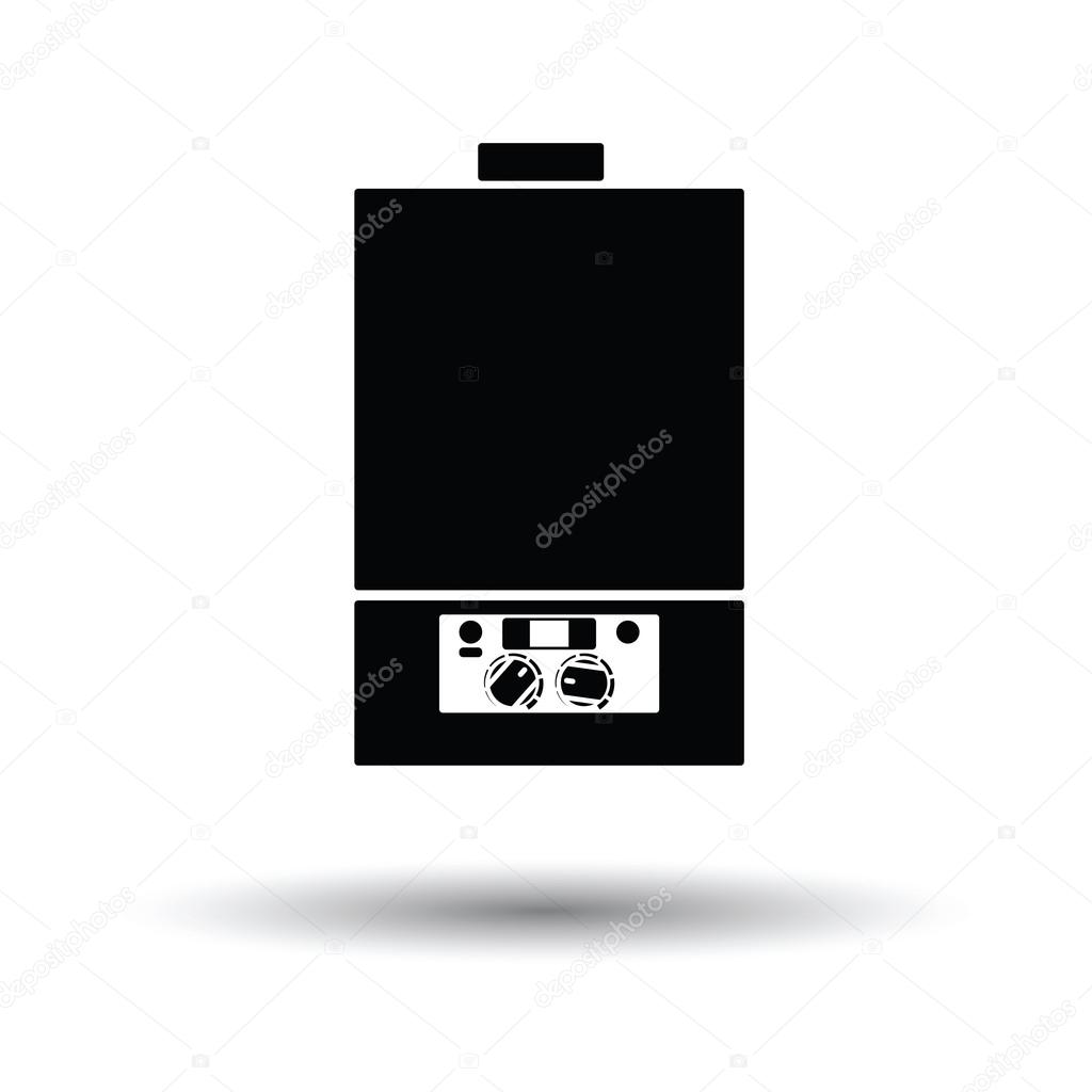 Gas boiler icon. 