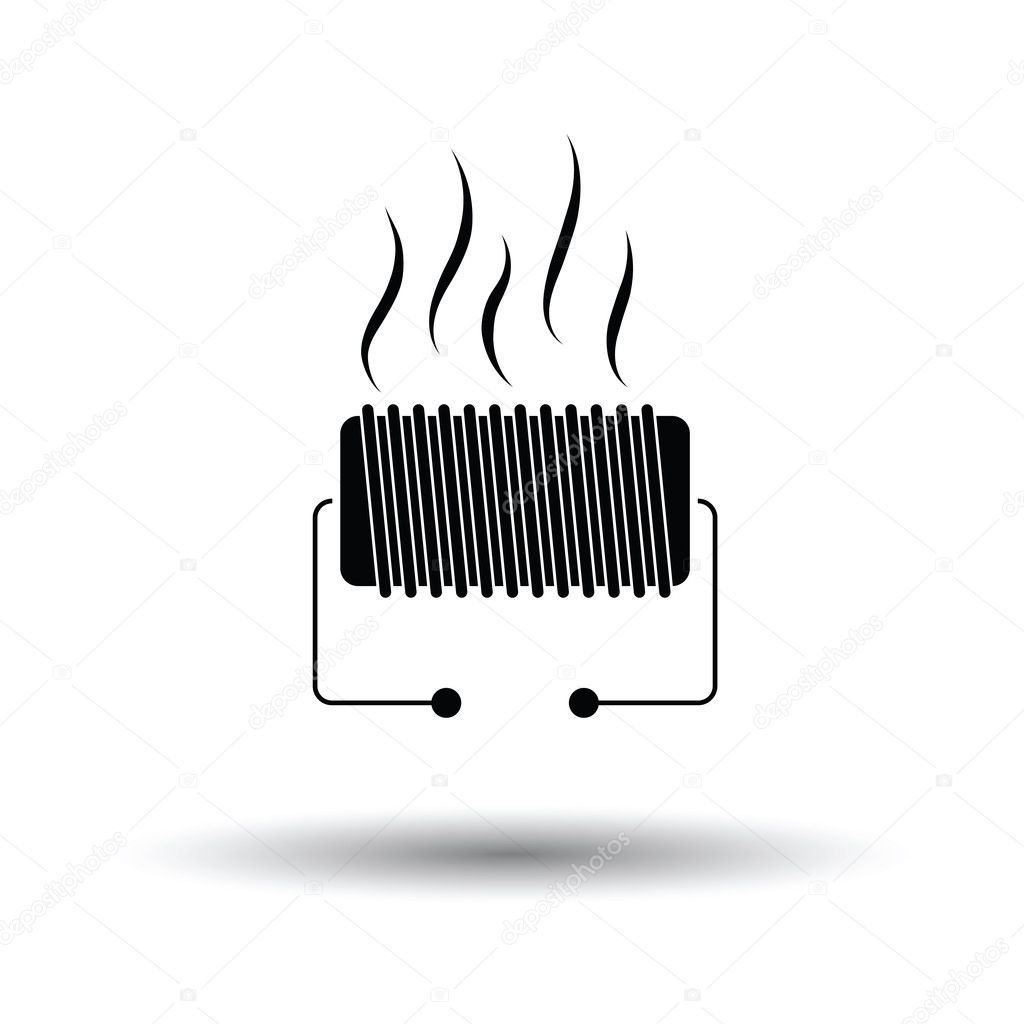Electrical heater icon — Stock Vector © angelp 128069012