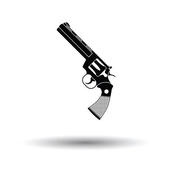 Revolver pistool pictogram — Stockvector