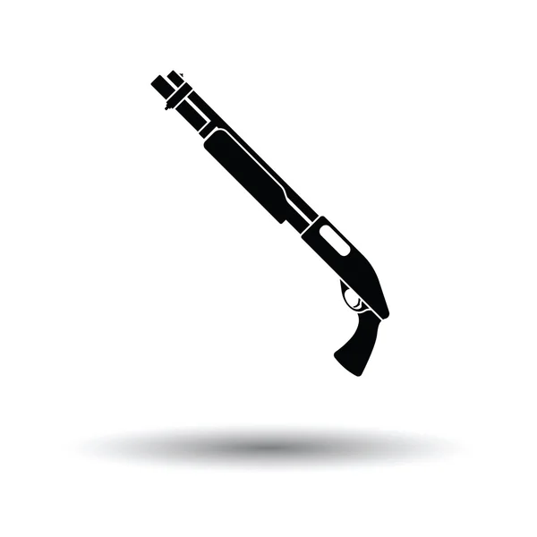 Pump-action shotgun icon — Stock Vector