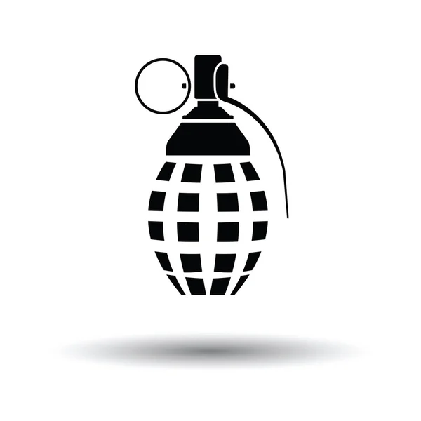 Icône grenade défensive — Image vectorielle