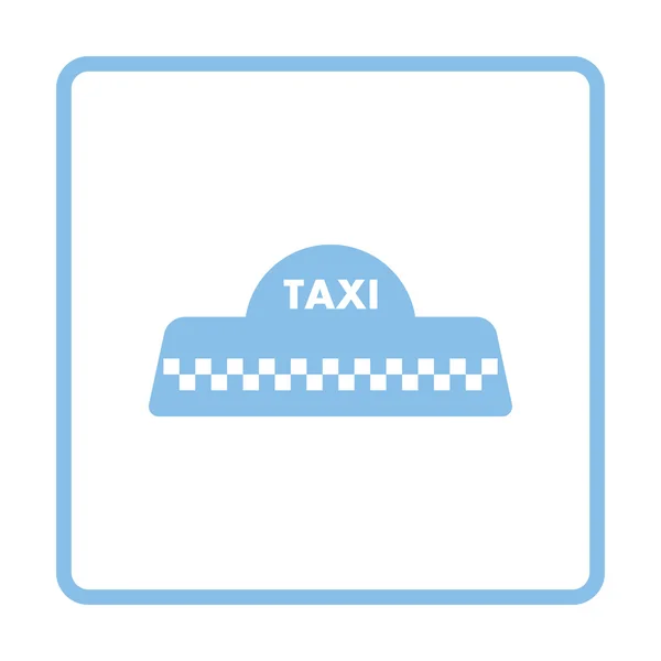 Taxi icono del techo — Vector de stock