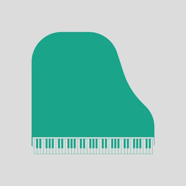 Gran icono de piano — Vector de stock