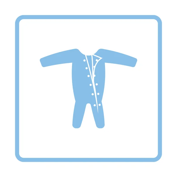 Bebé icono onesie — Vector de stock