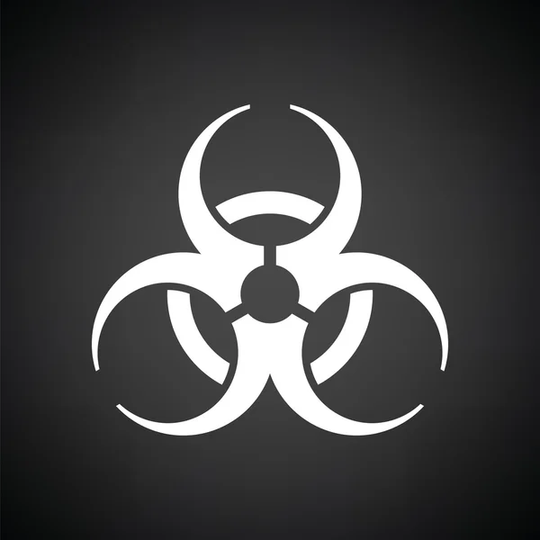 Obrázek ikony Biohazard. — Stockový vektor