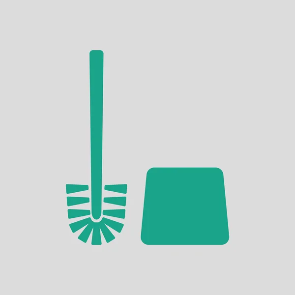 WC borstel pictogram — Stockvector