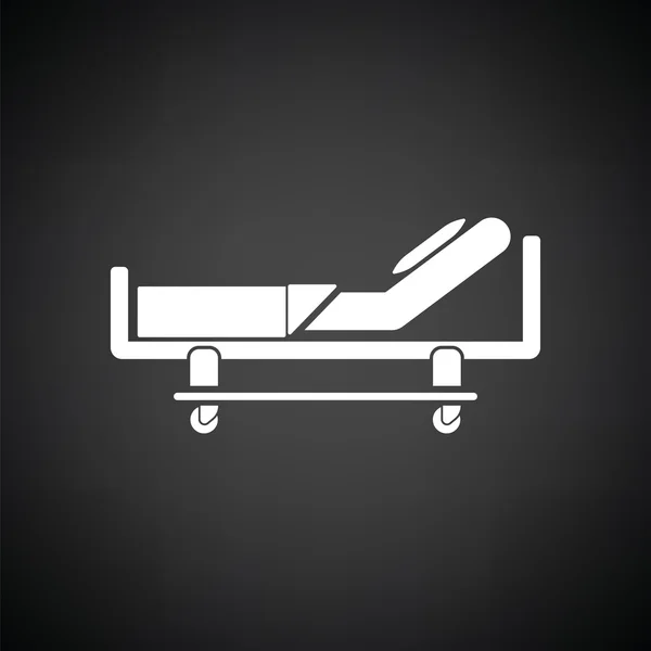 Icono de cama de hospital — Vector de stock