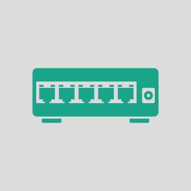 Ethernet anahtarı simgesini