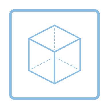 Projeksiyon simgesiyle küp