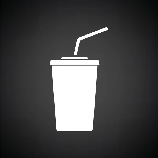 Cinéma soda boisson icône — Image vectorielle