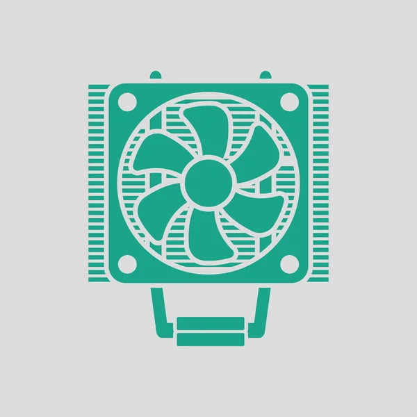 CPU ventilator pictogram — Stockvector