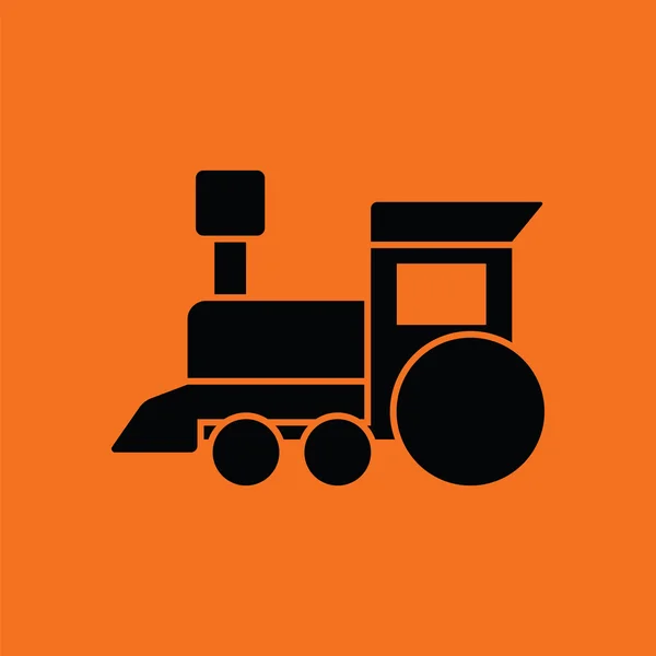 Tren juguete ico — Vector de stock