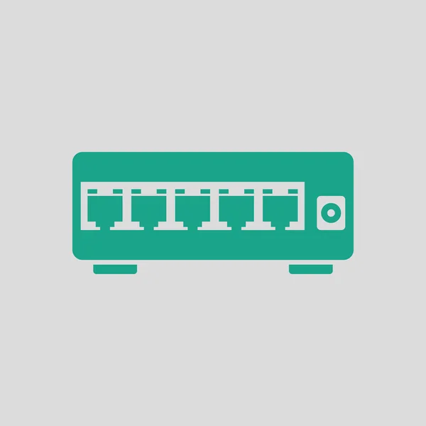 Icône de commutateur Ethernet — Image vectorielle