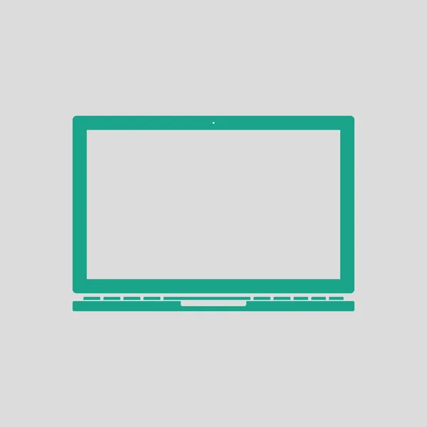 Laptop pictogram illustratie. — Stockvector