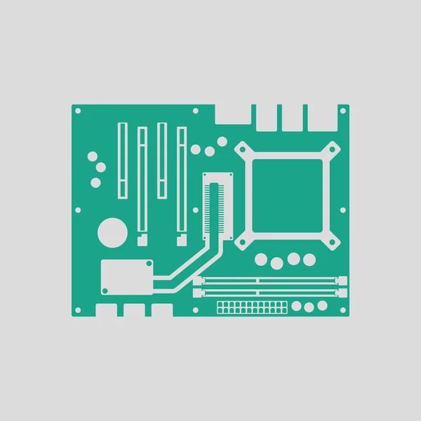 Illustration zum Motherboard-Symbol. — Stockvektor