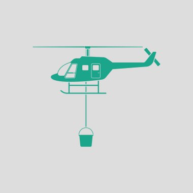 Yangın Servisi helikopter simgesini