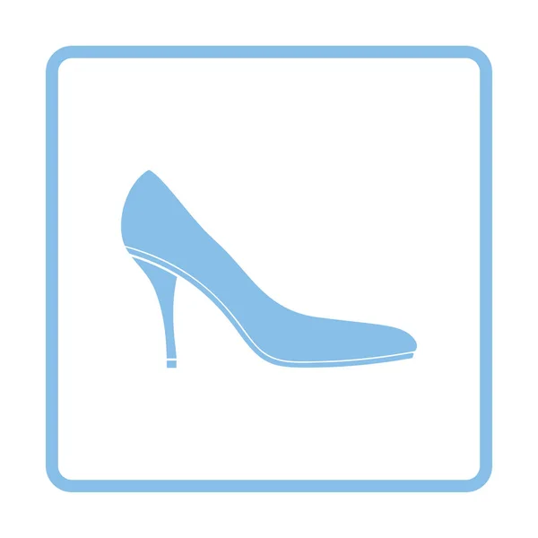 Środku pięty buta ikona — Wektor stockowy