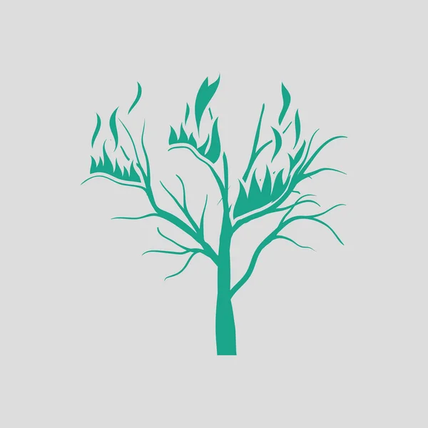 Ilustración del icono Wildfire . — Vector de stock