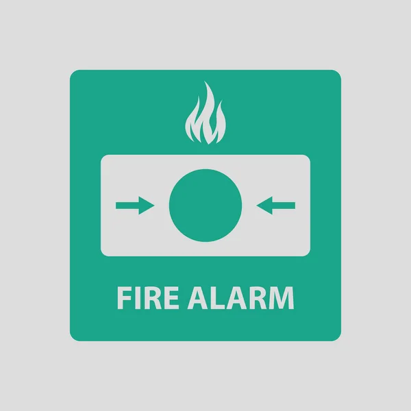Ikona alarmu pożarowego — Wektor stockowy